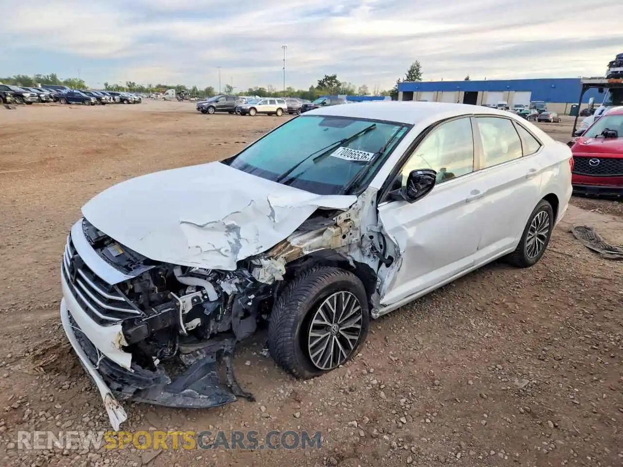 1 Photograph of a damaged car 3VWC57BU7MM083496 VOLKSWAGEN JETTA 2021