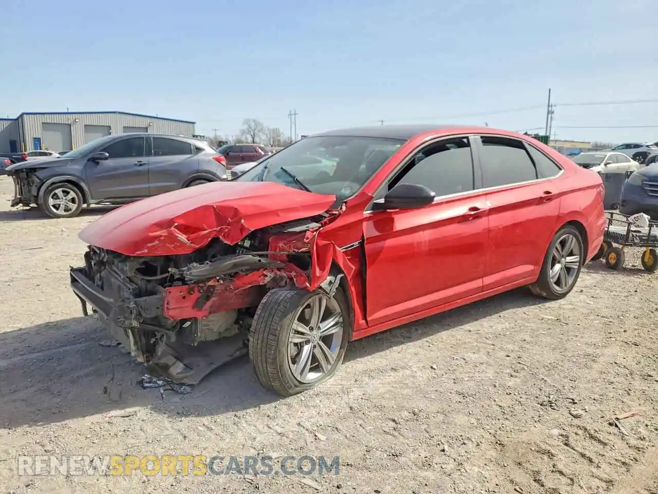 1 Photograph of a damaged car 3VWC57BU7MM095177 VOLKSWAGEN JETTA 2021