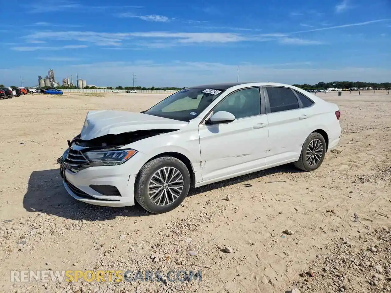 1 Photograph of a damaged car 3VWC57BU8MM019077 VOLKSWAGEN JETTA 2021