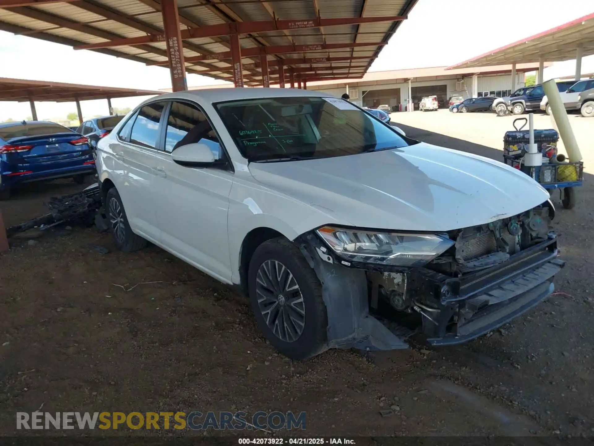 1 Photograph of a damaged car 3VWC57BU8MM021217 VOLKSWAGEN JETTA 2021