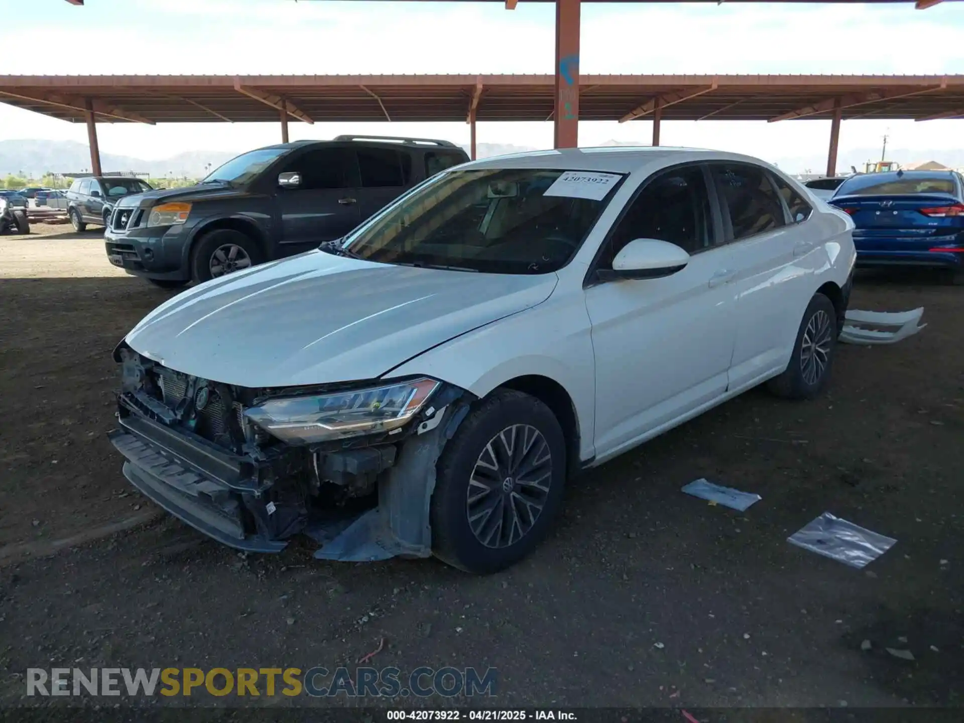 2 Photograph of a damaged car 3VWC57BU8MM021217 VOLKSWAGEN JETTA 2021