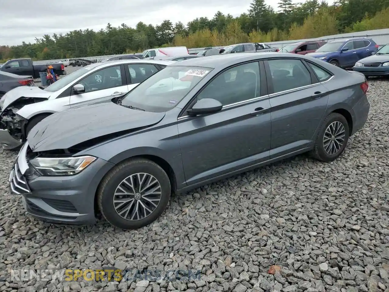 1 Photograph of a damaged car 3VWC57BU8MM025915 VOLKSWAGEN JETTA 2021
