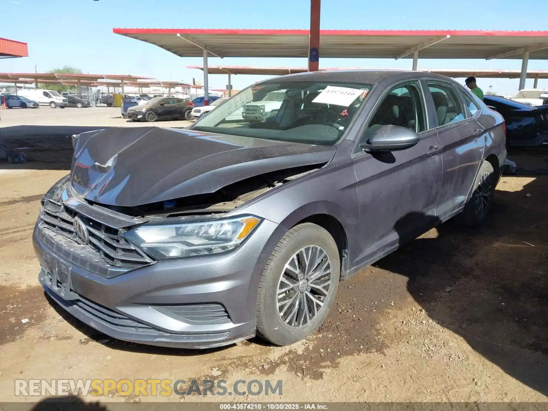 2 Photograph of a damaged car 3VWC57BU8MM037336 VOLKSWAGEN JETTA 2021
