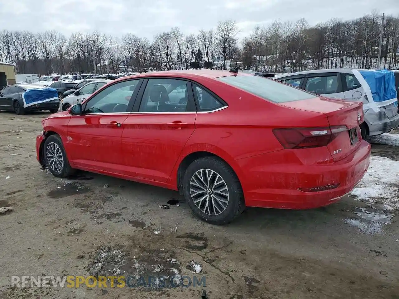 2 Photograph of a damaged car 3VWC57BU8MM104145 VOLKSWAGEN JETTA 2021
