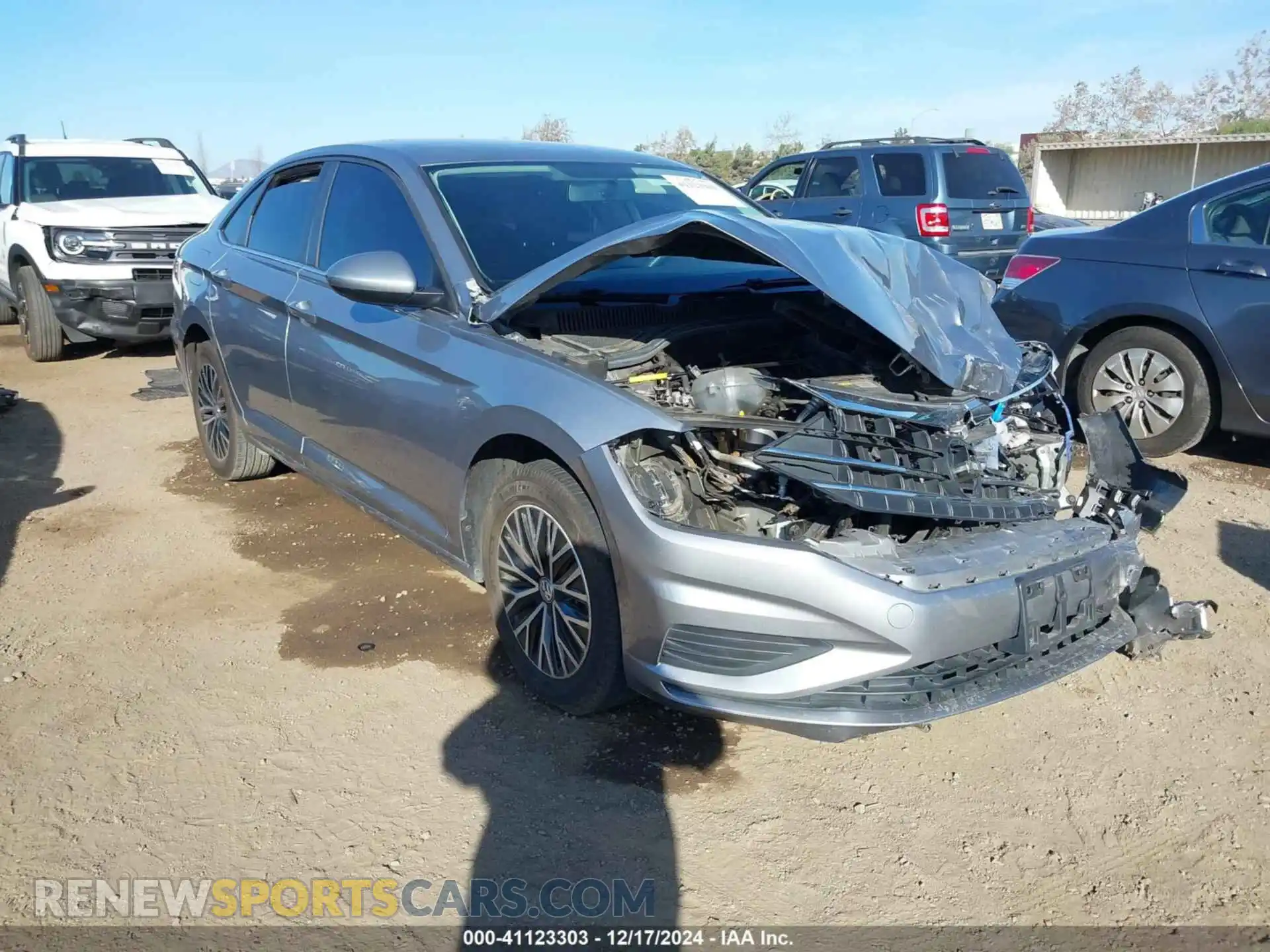 1 Photograph of a damaged car 3VWC57BU9MM001087 VOLKSWAGEN JETTA 2021