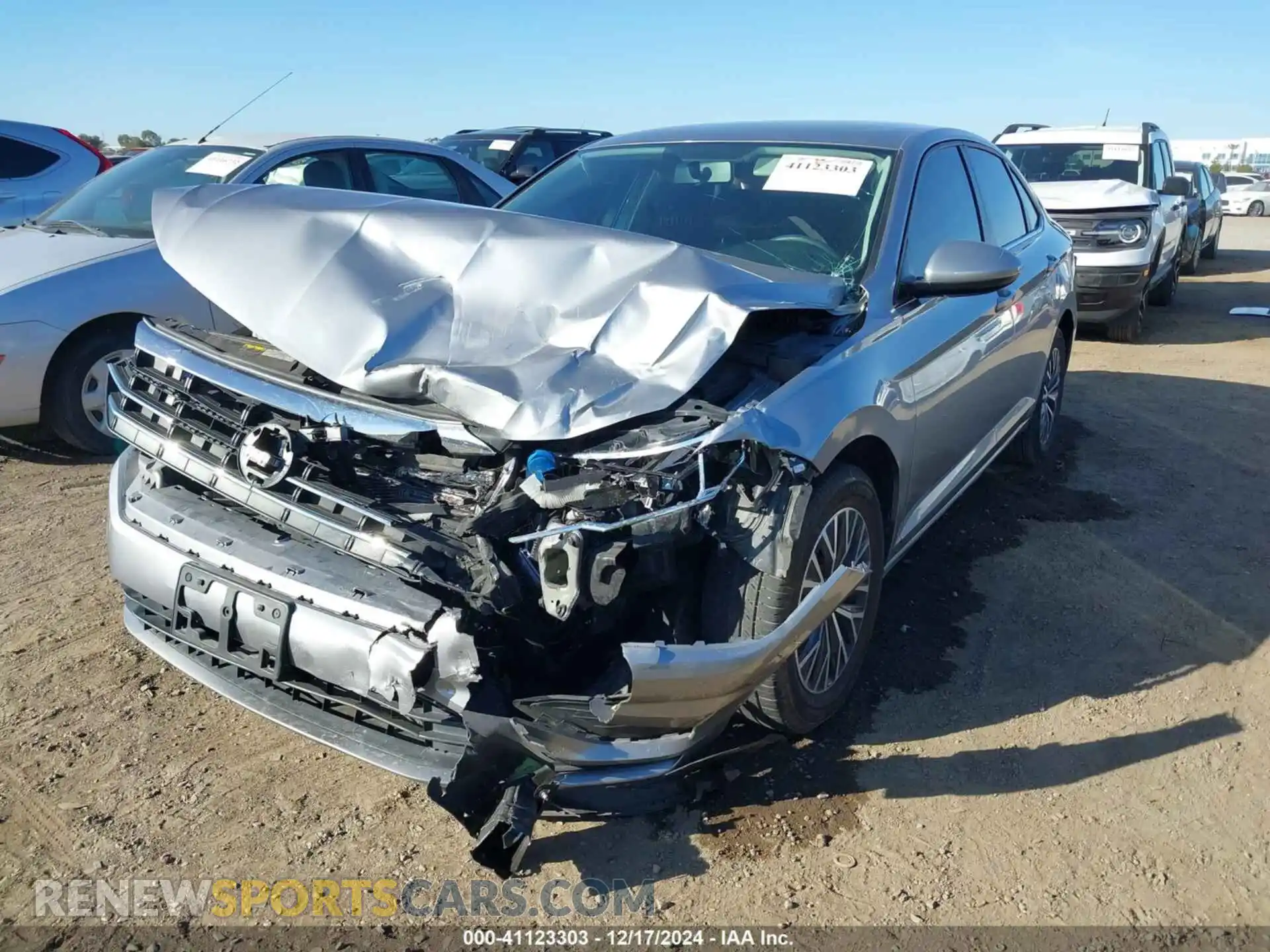 2 Photograph of a damaged car 3VWC57BU9MM001087 VOLKSWAGEN JETTA 2021