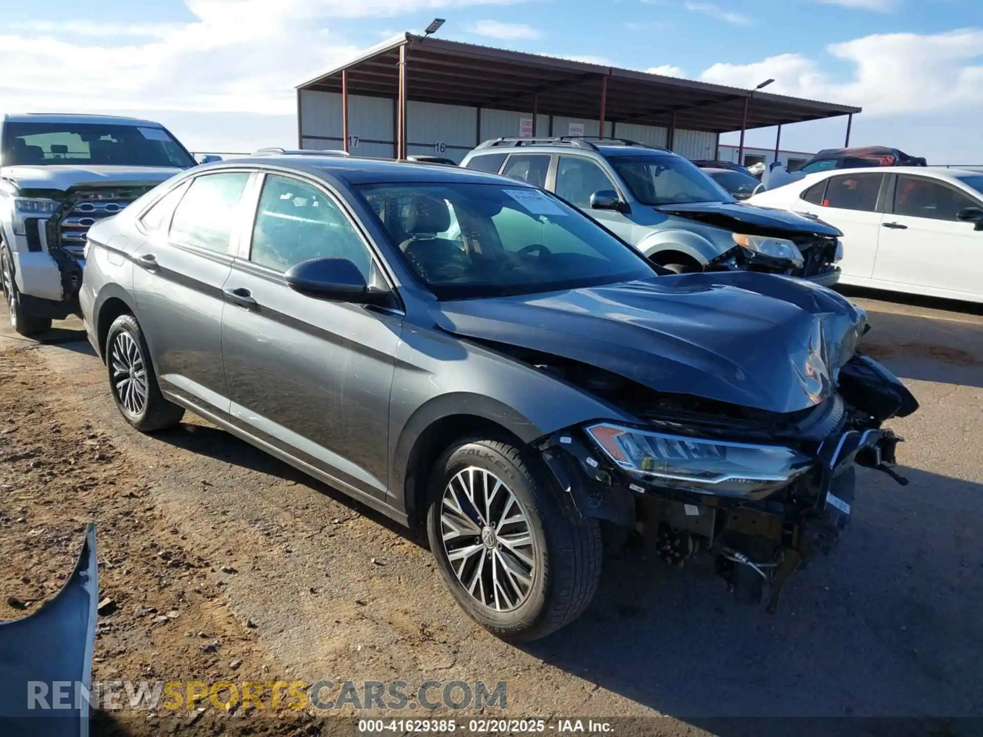 1 Фотография поврежденного автомобиля 3VWC57BU9MM007021 VOLKSWAGEN JETTA 2021
