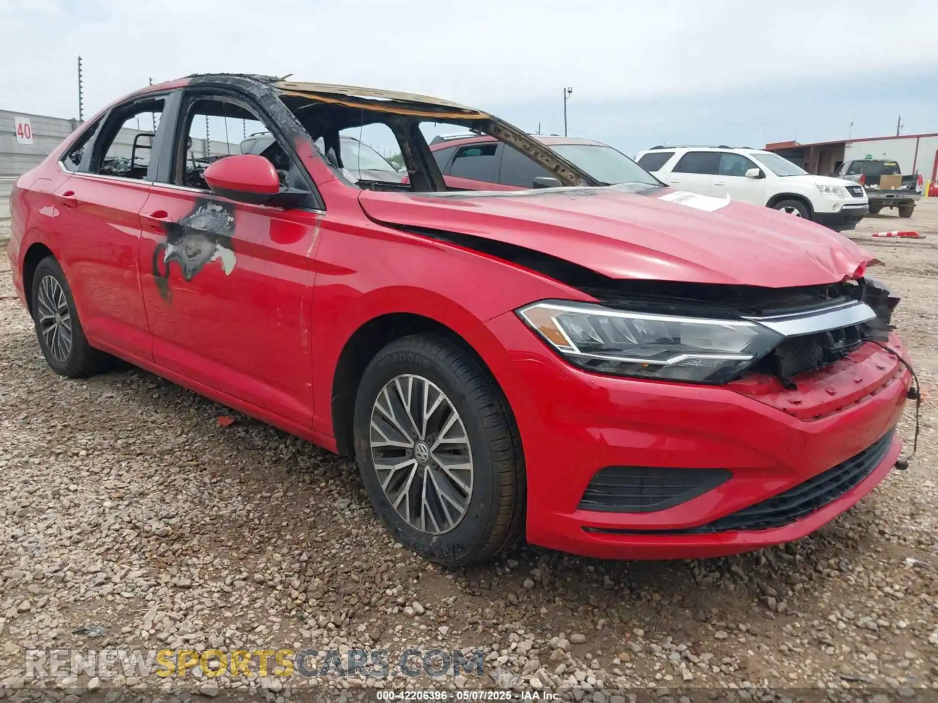 1 Photograph of a damaged car 3VWC57BU9MM010811 VOLKSWAGEN JETTA 2021