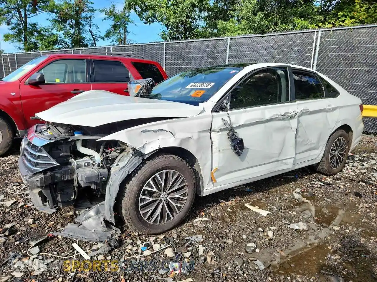1 Фотография поврежденного автомобиля 3VWC57BU9MM025406 VOLKSWAGEN JETTA 2021