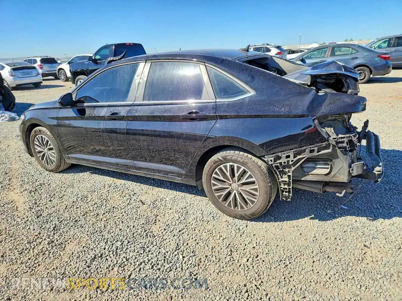 2 fotografías del automóvil dañado 3VWC57BU9MM030069 VOLKSWAGEN JETTA 2021