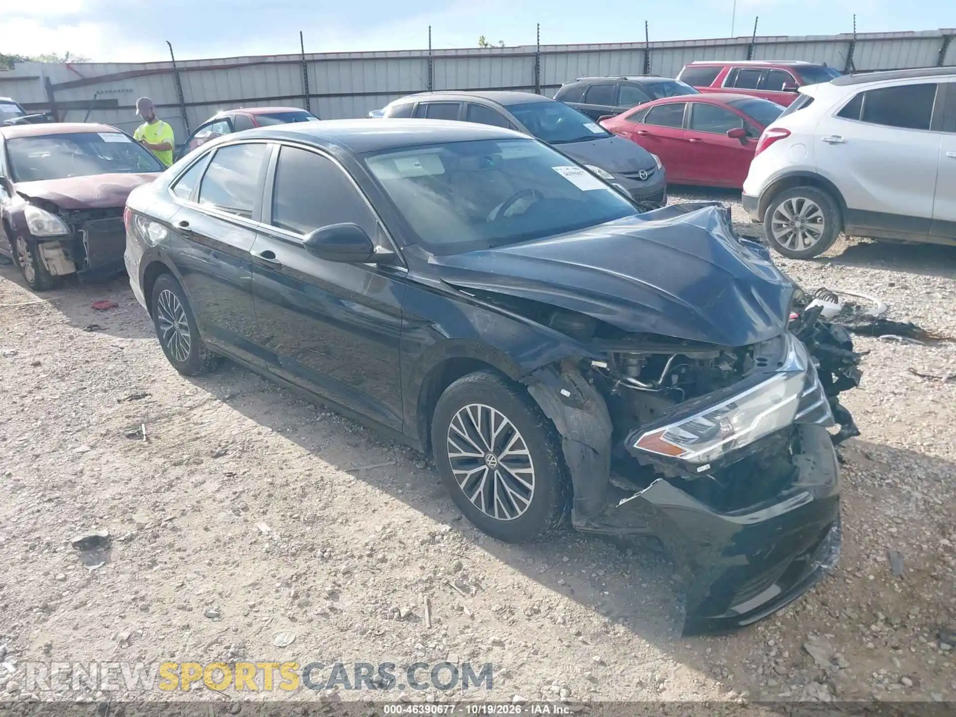 1 Photograph of a damaged car 3VWC57BU9MM064464 VOLKSWAGEN JETTA 2021