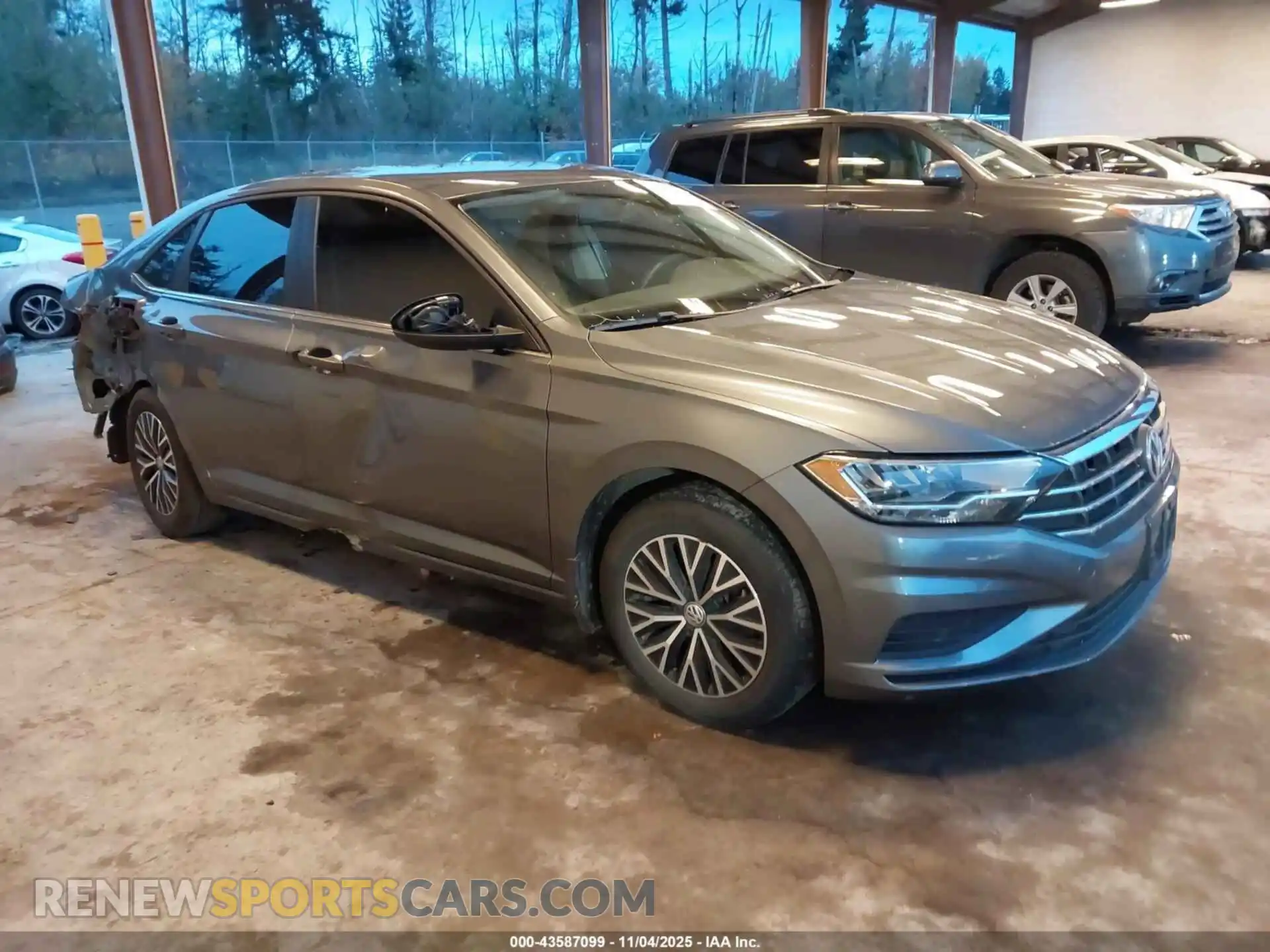 1 Photograph of a damaged car 3VWC57BU9MM090112 VOLKSWAGEN JETTA 2021
