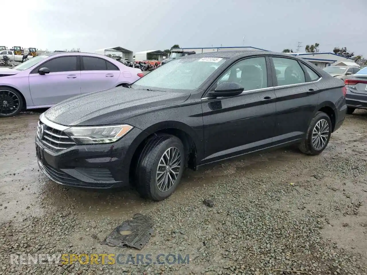 1 Photograph of a damaged car 3VWC57BU9MM091986 VOLKSWAGEN JETTA 2021