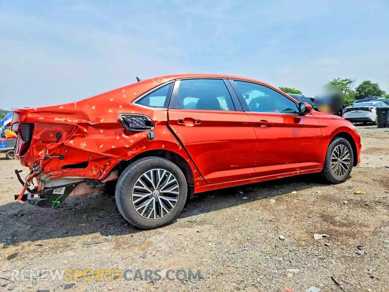 3 Фотография поврежденного автомобиля 3VWC57BU9MM096122 VOLKSWAGEN JETTA 2021