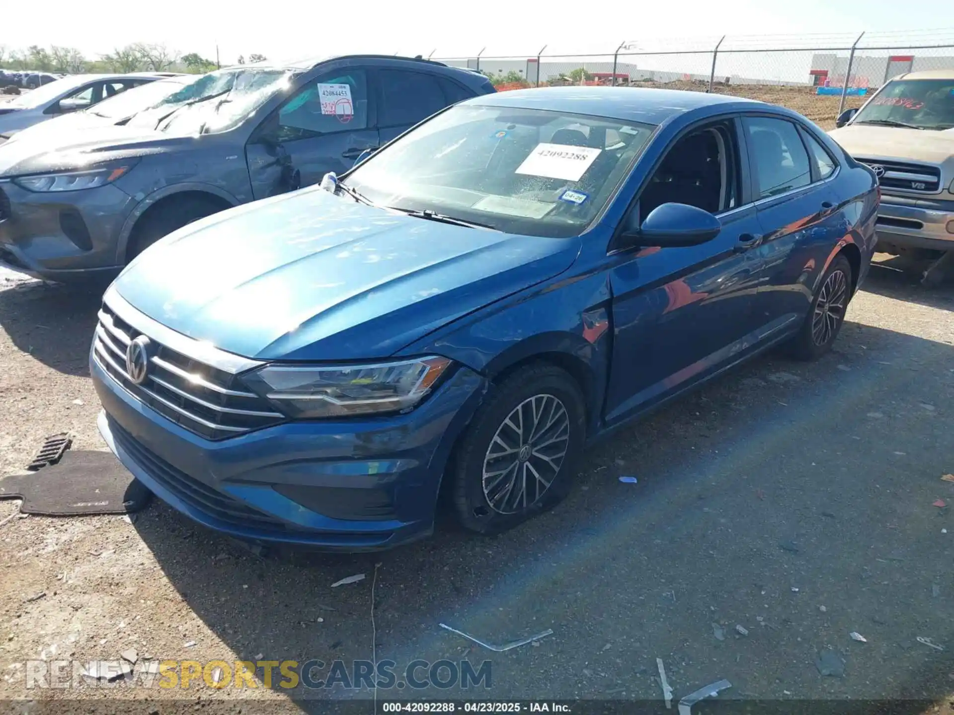 2 Photograph of a damaged car 3VWC57BUXMM008825 VOLKSWAGEN JETTA 2021