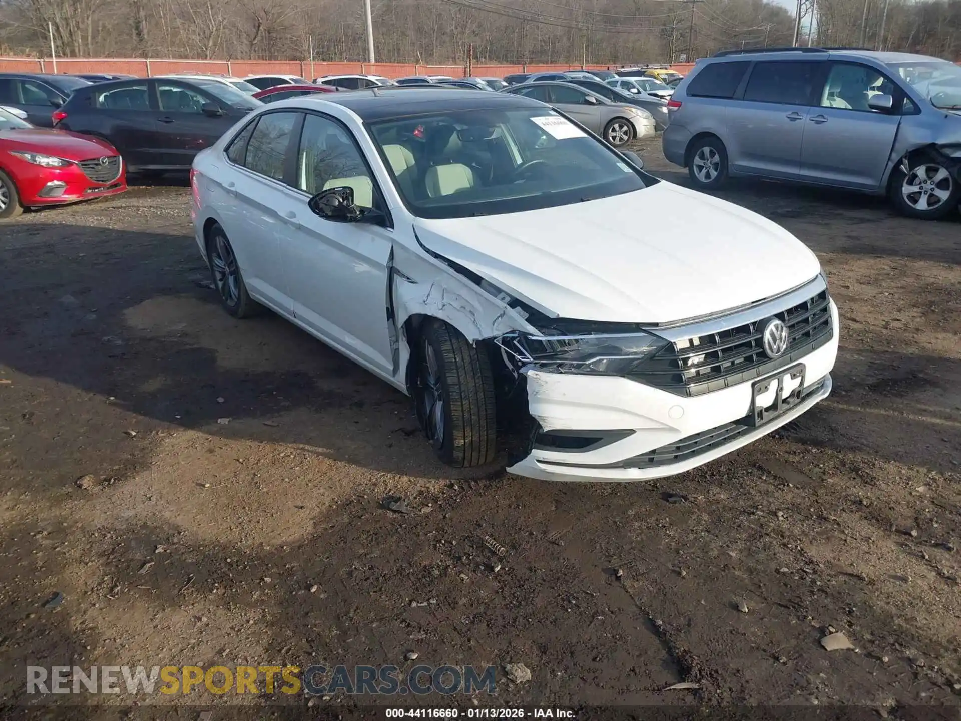 1 Photograph of a damaged car 3VWC57BUXMM014009 VOLKSWAGEN JETTA 2021