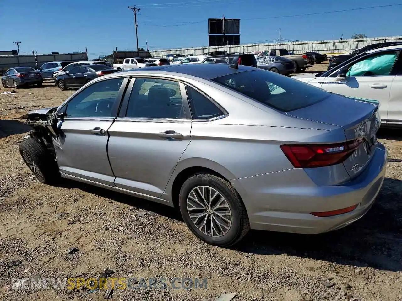 2 fotografías del automóvil dañado 3VWC57BUXMM014396 VOLKSWAGEN JETTA 2021