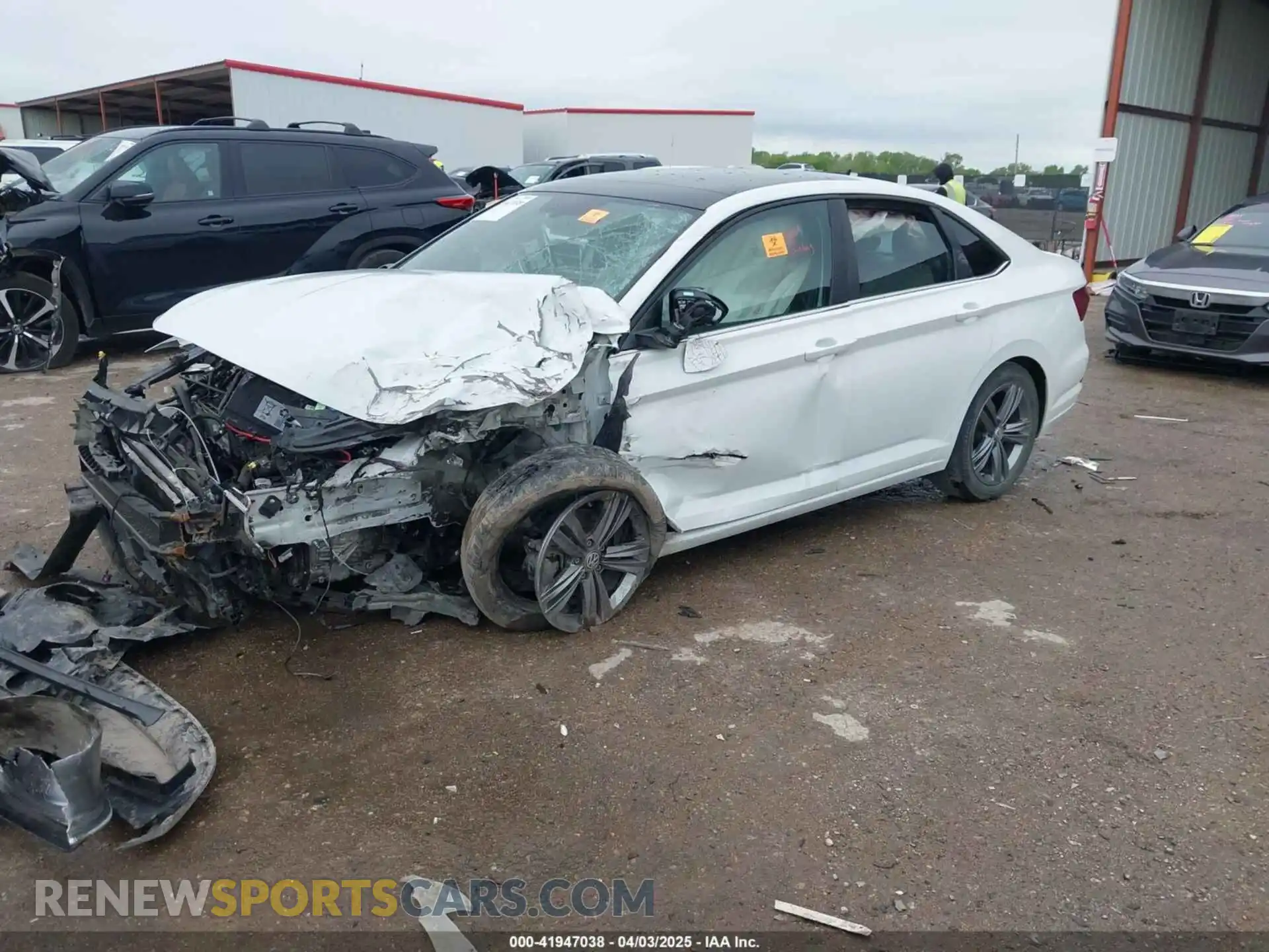 2 Photograph of a damaged car 3VWC57BUXMM017430 VOLKSWAGEN JETTA 2021