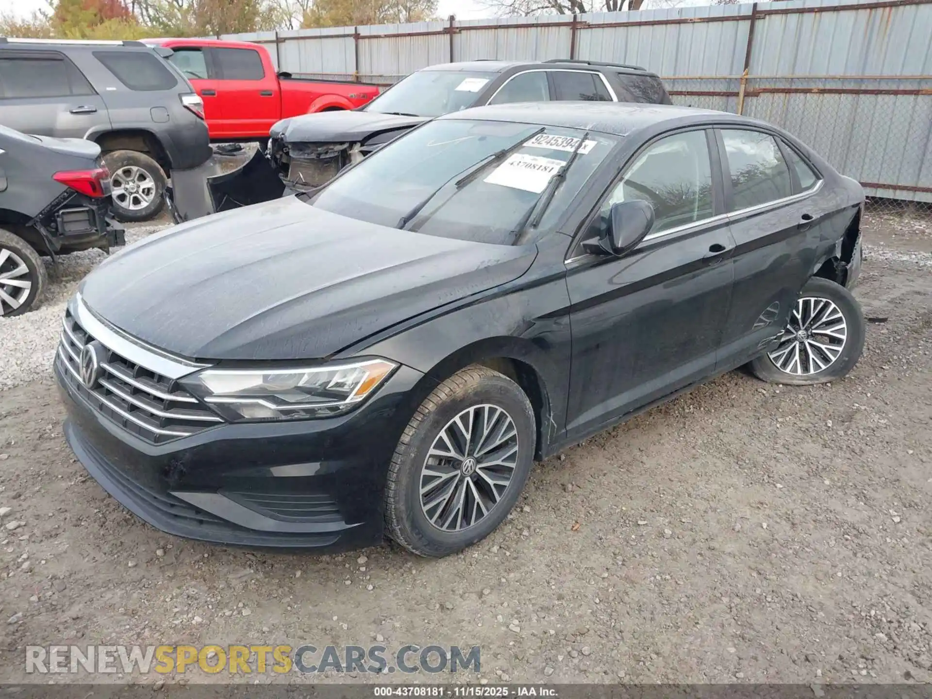 2 Photograph of a damaged car 3VWC57BUXMM019937 VOLKSWAGEN JETTA 2021