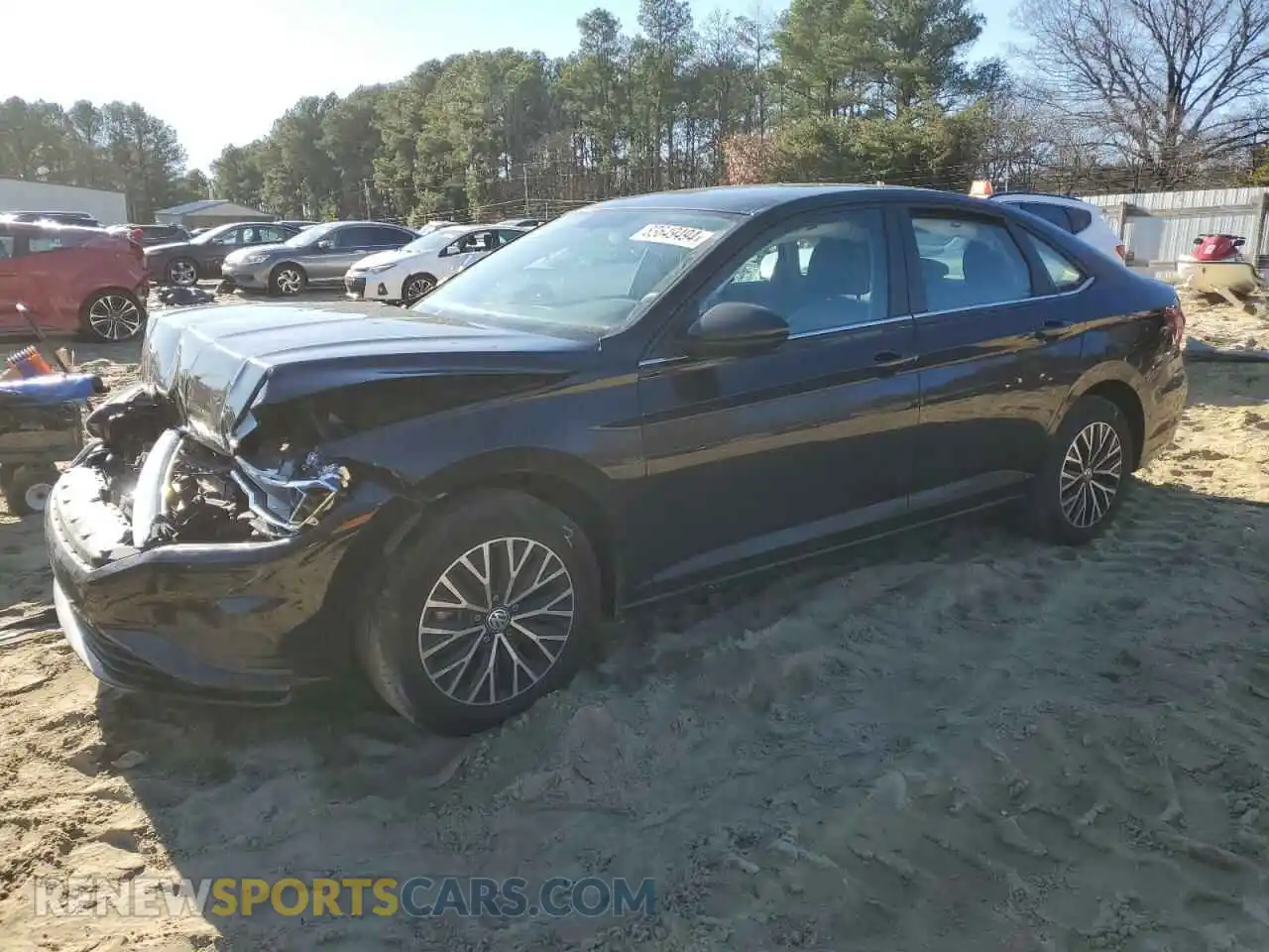 1 Photograph of a damaged car 3VWC57BUXMM019954 VOLKSWAGEN JETTA 2021