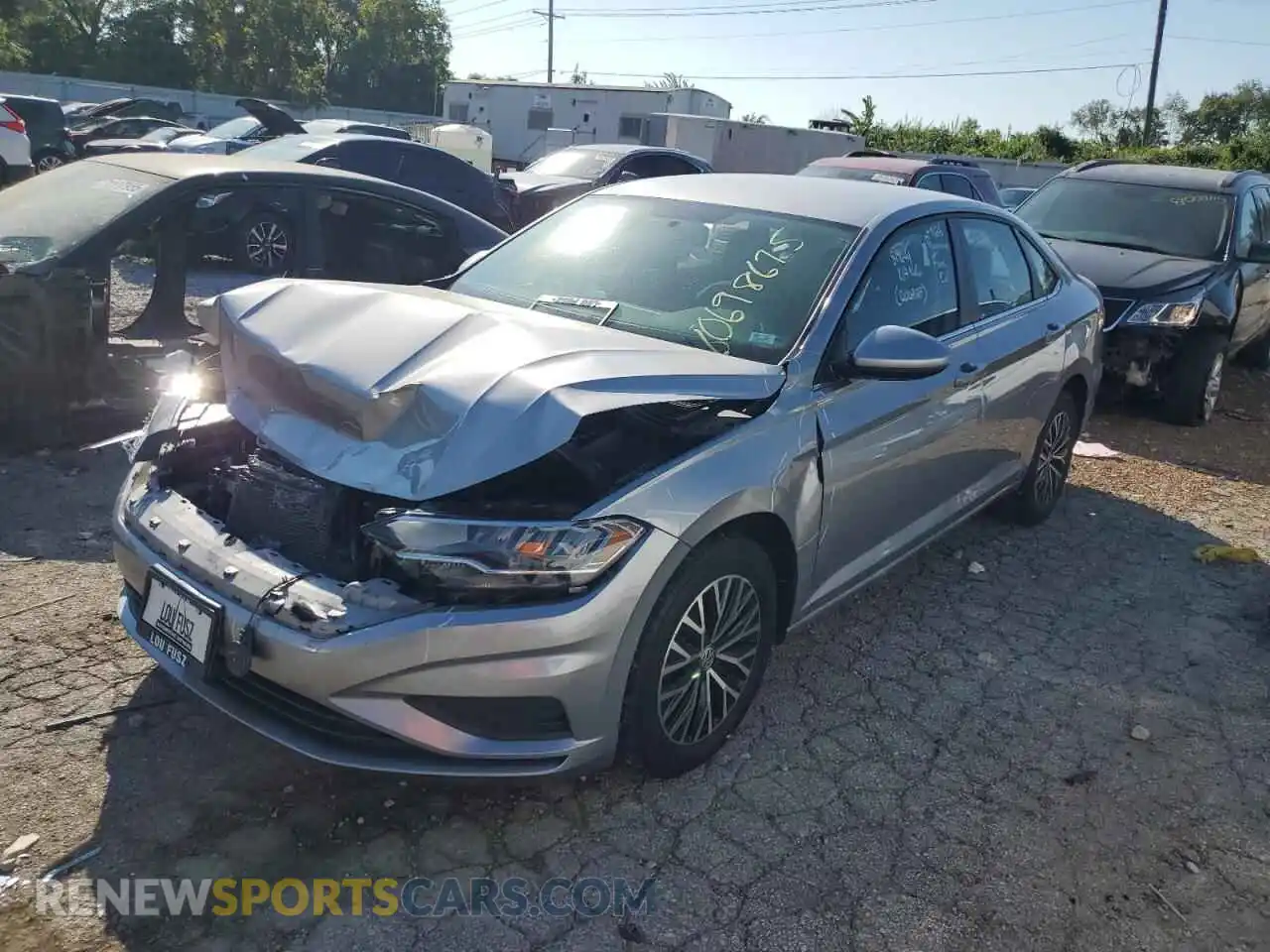1 Photograph of a damaged car 3VWC57BUXMM039735 VOLKSWAGEN JETTA 2021