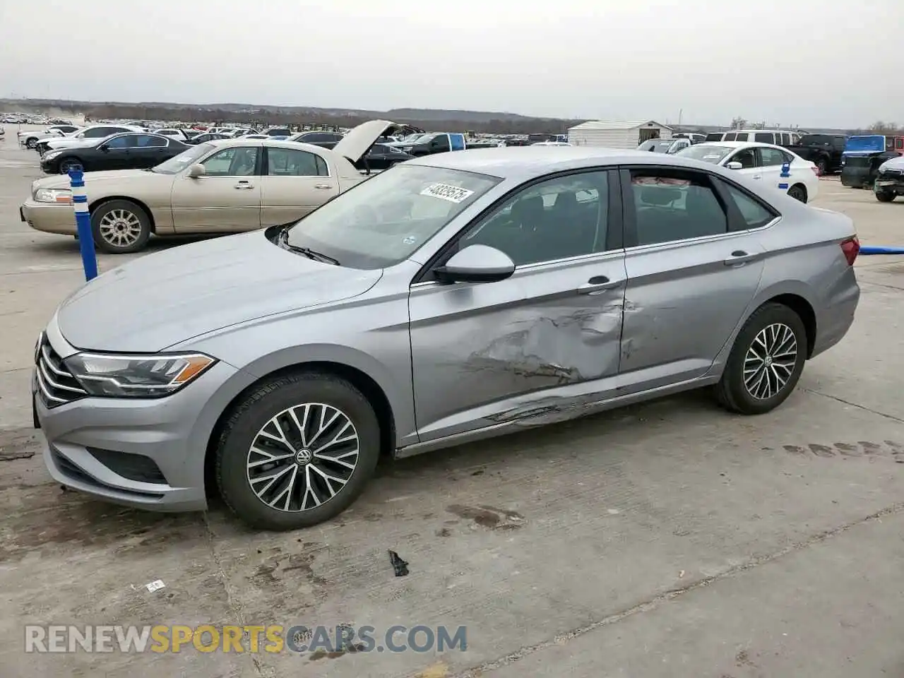 1 Photograph of a damaged car 3VWC57BUXMM041758 VOLKSWAGEN JETTA 2021