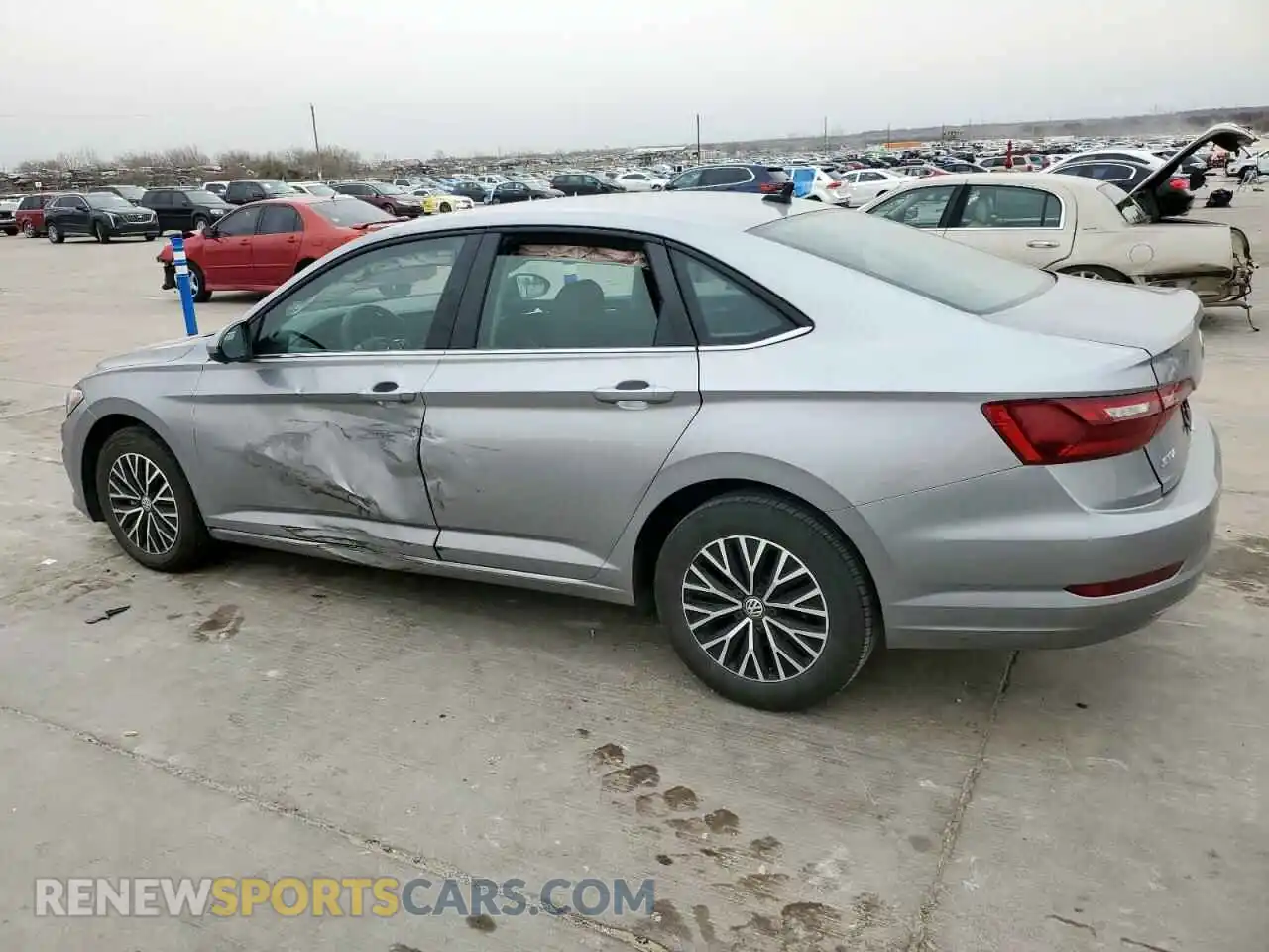 2 Photograph of a damaged car 3VWC57BUXMM041758 VOLKSWAGEN JETTA 2021