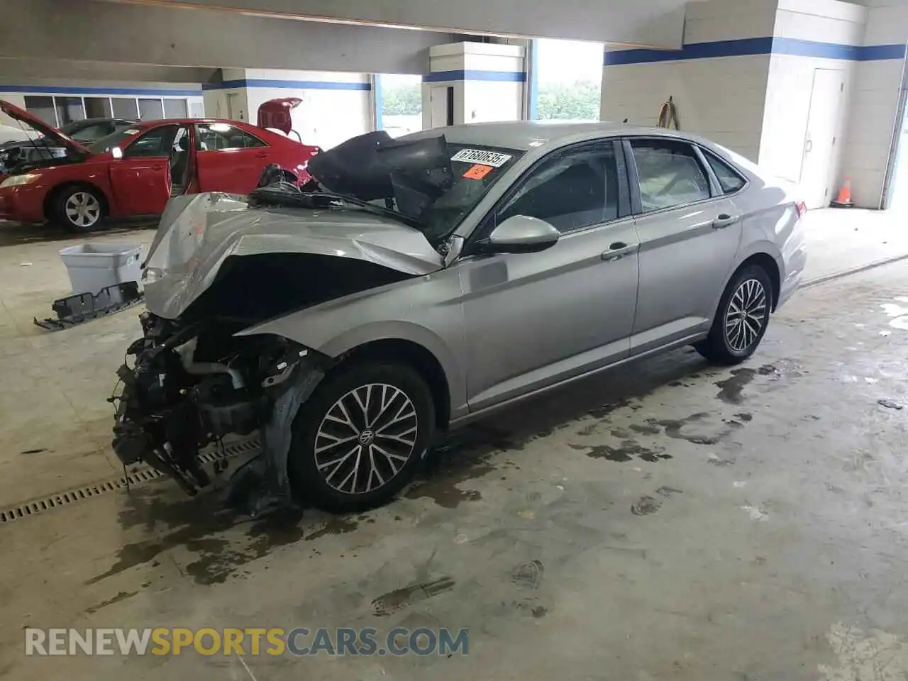 1 Photograph of a damaged car 3VWC57BUXMM048113 VOLKSWAGEN JETTA 2021