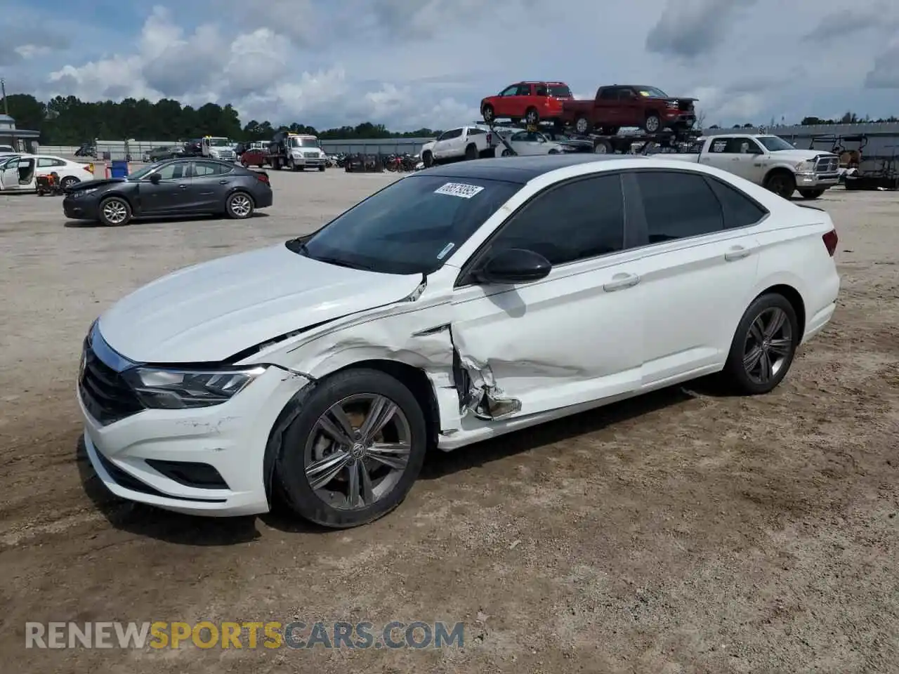 1 Photograph of a damaged car 3VWC57BUXMM066532 VOLKSWAGEN JETTA 2021