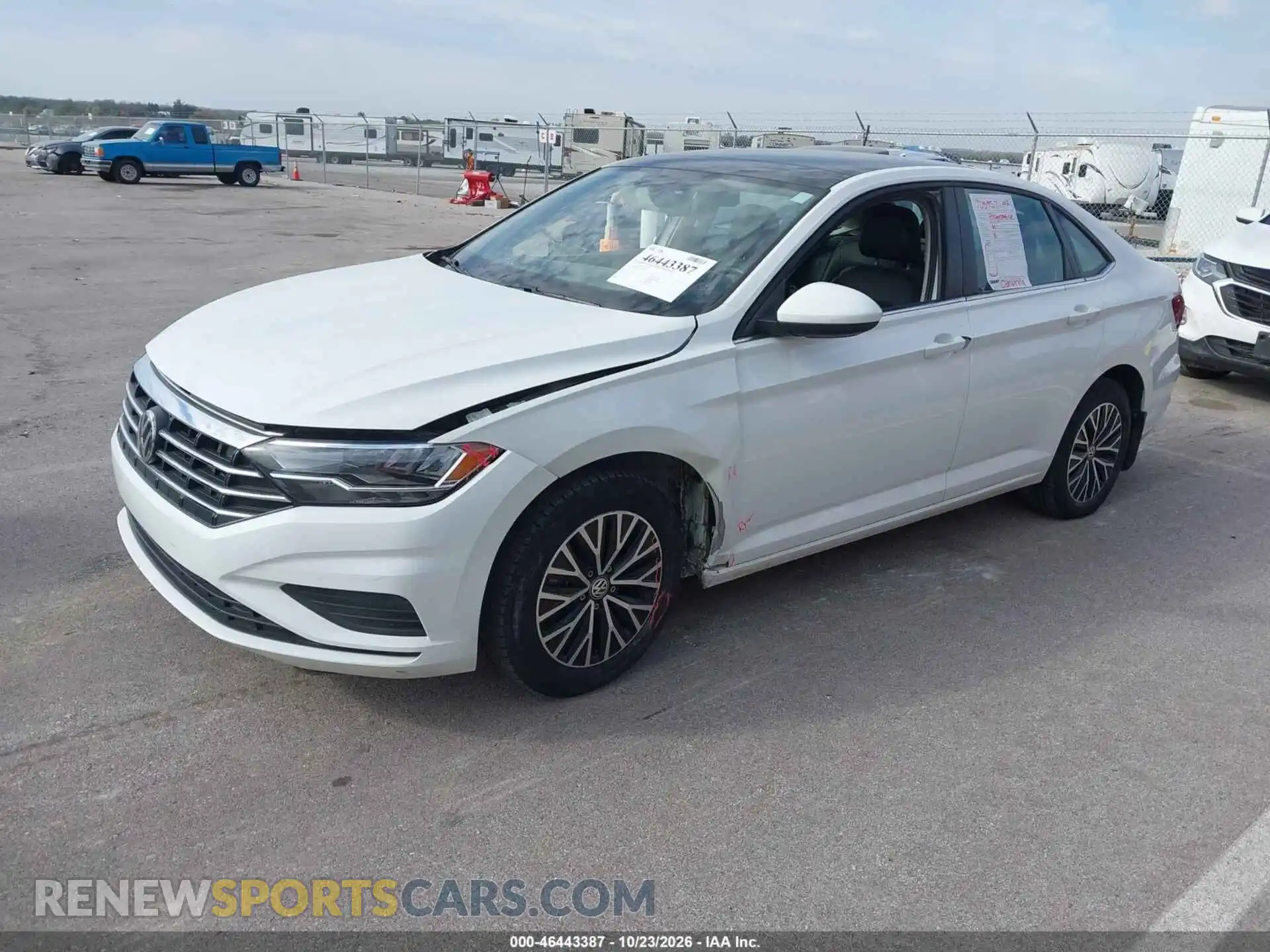 2 fotografías del automóvil dañado 3VWC57BUXMM079524 VOLKSWAGEN JETTA 2021