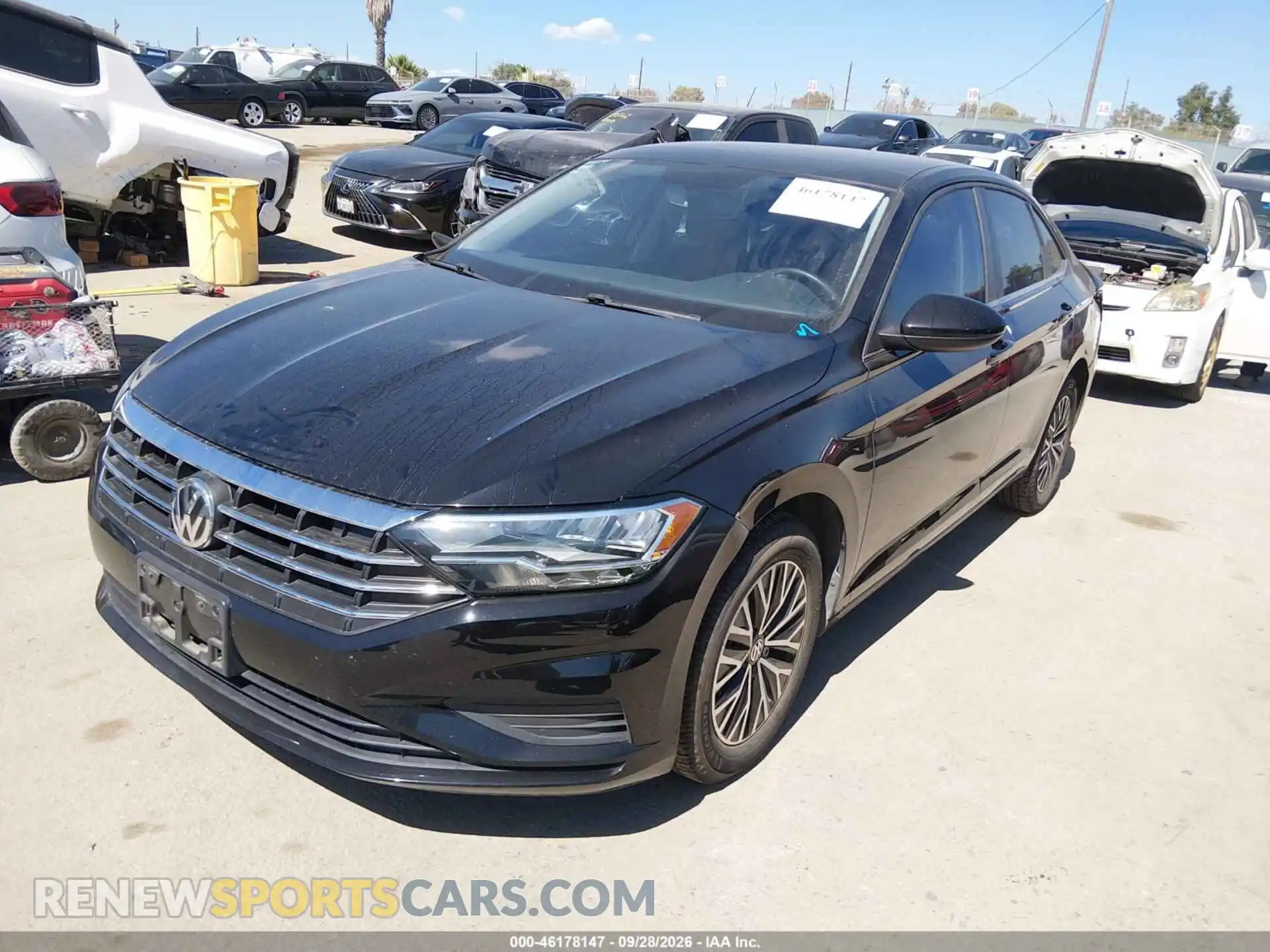 2 fotografías del automóvil dañado 3VWC57BUXMM081466 VOLKSWAGEN JETTA 2021