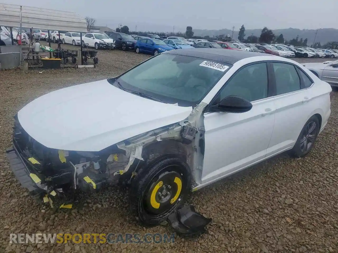 1 fotografías del automóvil dañado 3VWC57BUXMM091477 VOLKSWAGEN JETTA 2021