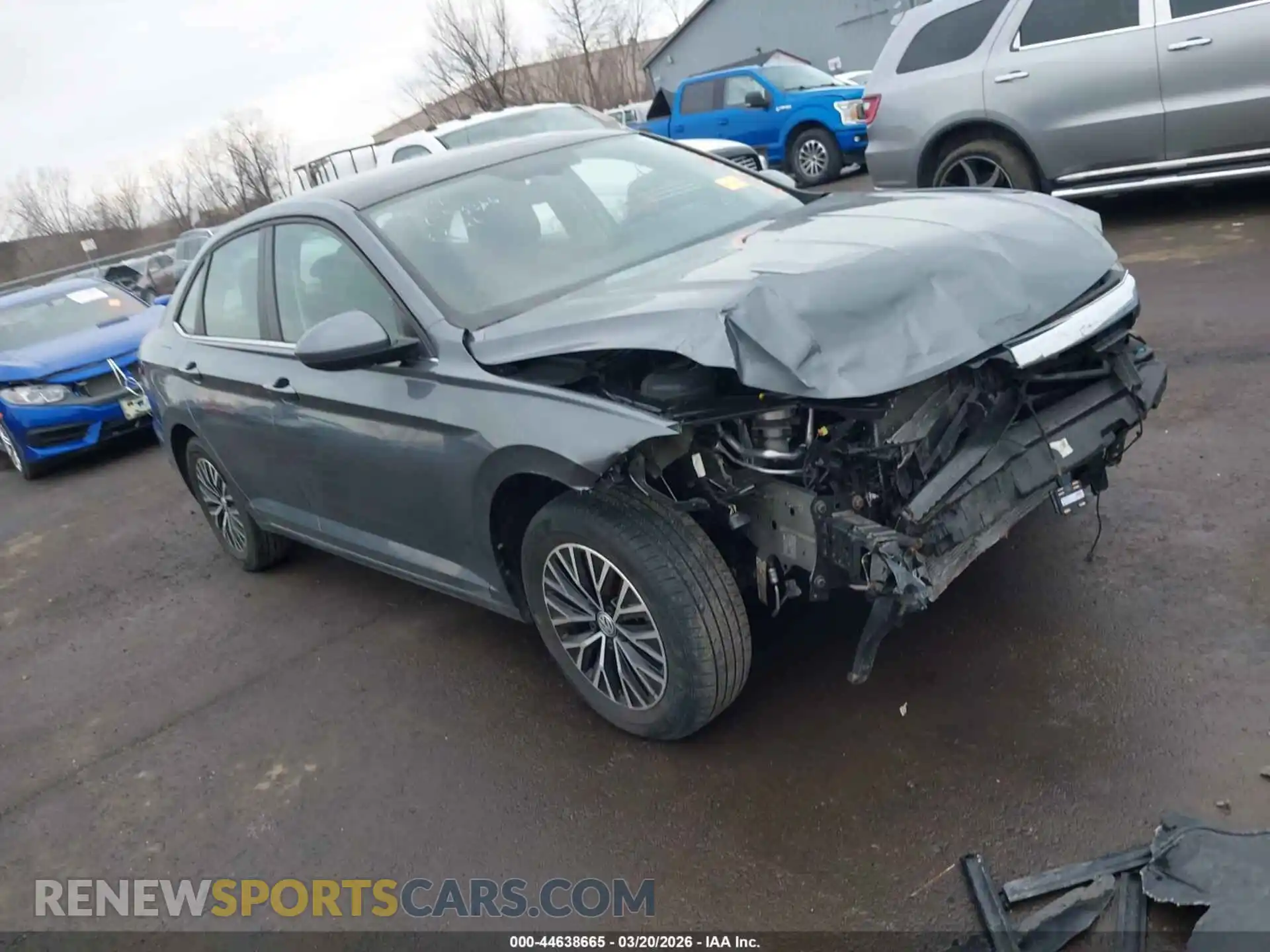 1 Photograph of a damaged car 3VWC57BUXMM092242 VOLKSWAGEN JETTA 2021