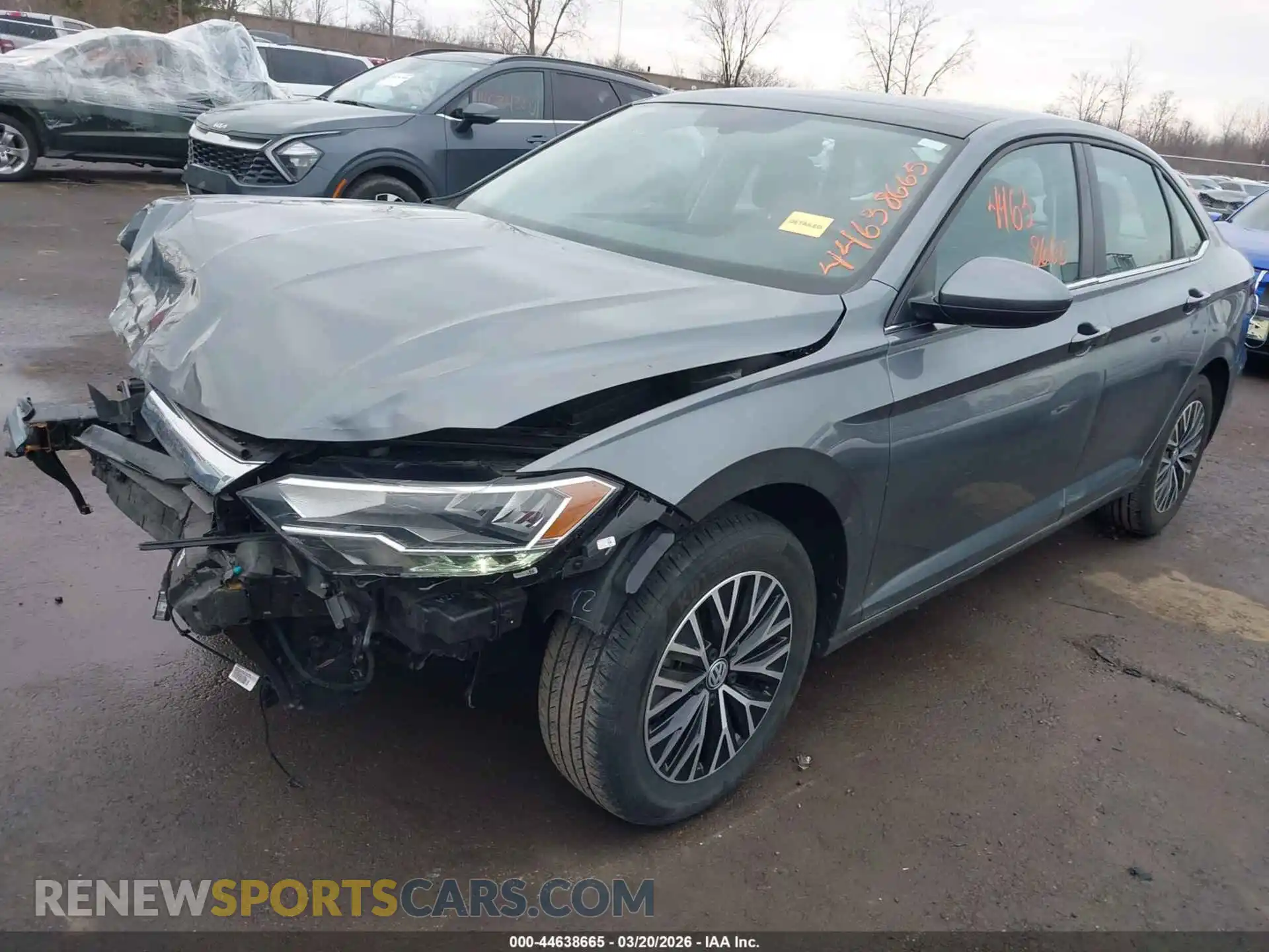 2 Photograph of a damaged car 3VWC57BUXMM092242 VOLKSWAGEN JETTA 2021