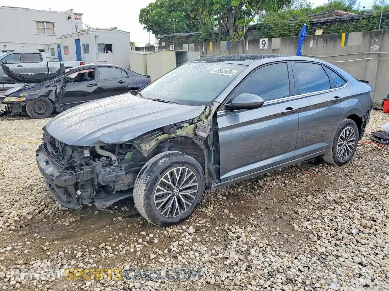 1 fotografías del automóvil dañado 3VWC57BUXMM093102 VOLKSWAGEN JETTA 2021