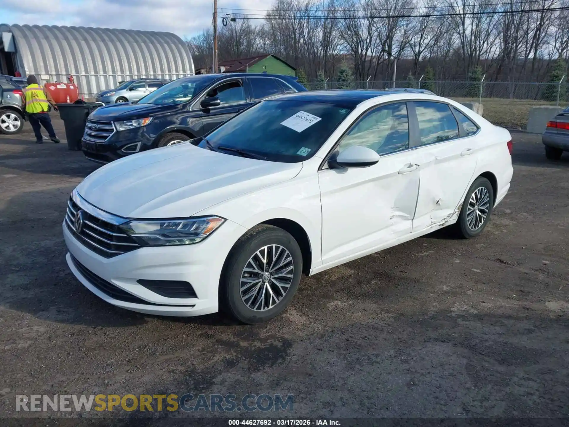 2 Photograph of a damaged car 3VWC57BUXMM104048 VOLKSWAGEN JETTA 2021
