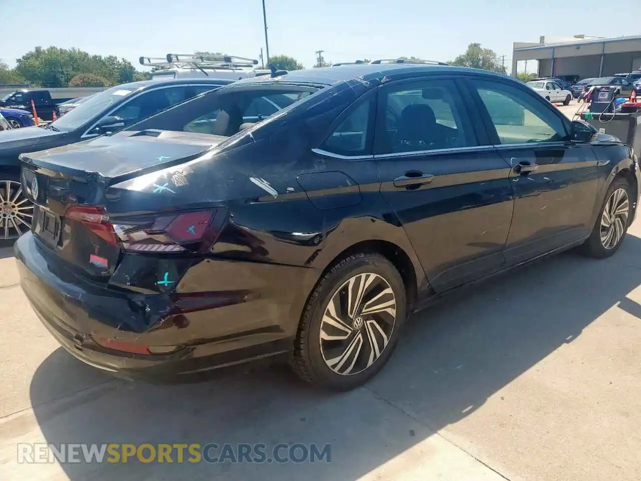 3 Photograph of a damaged car 3VWE57BU0MM003593 VOLKSWAGEN JETTA 2021