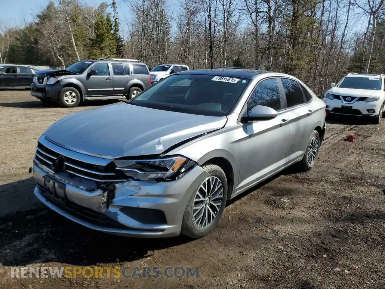 1 Photograph of a damaged car 3VWE57BU0MM061879 VOLKSWAGEN JETTA 2021