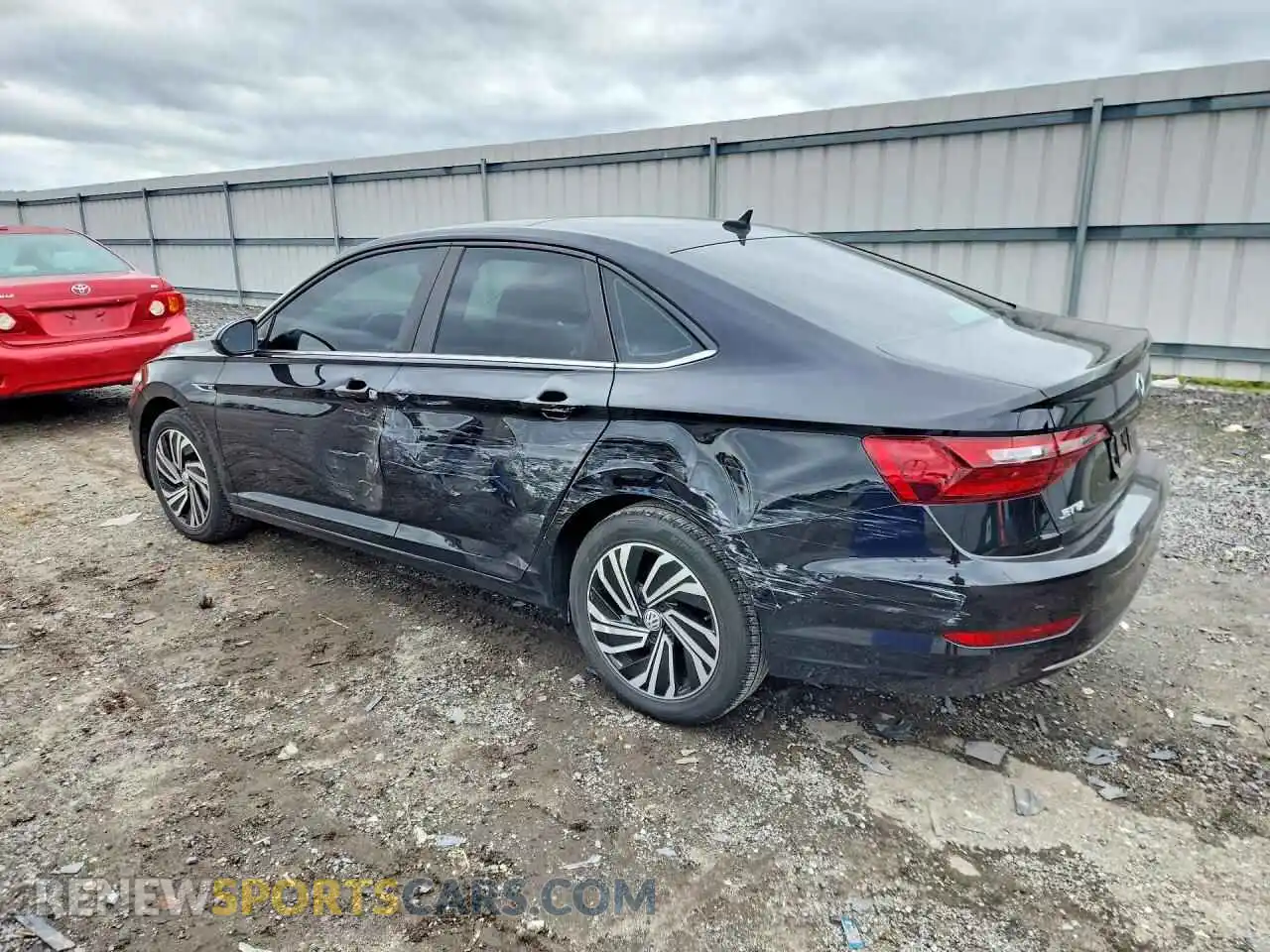 2 Photograph of a damaged car 3VWE57BU1MM013162 VOLKSWAGEN JETTA 2021