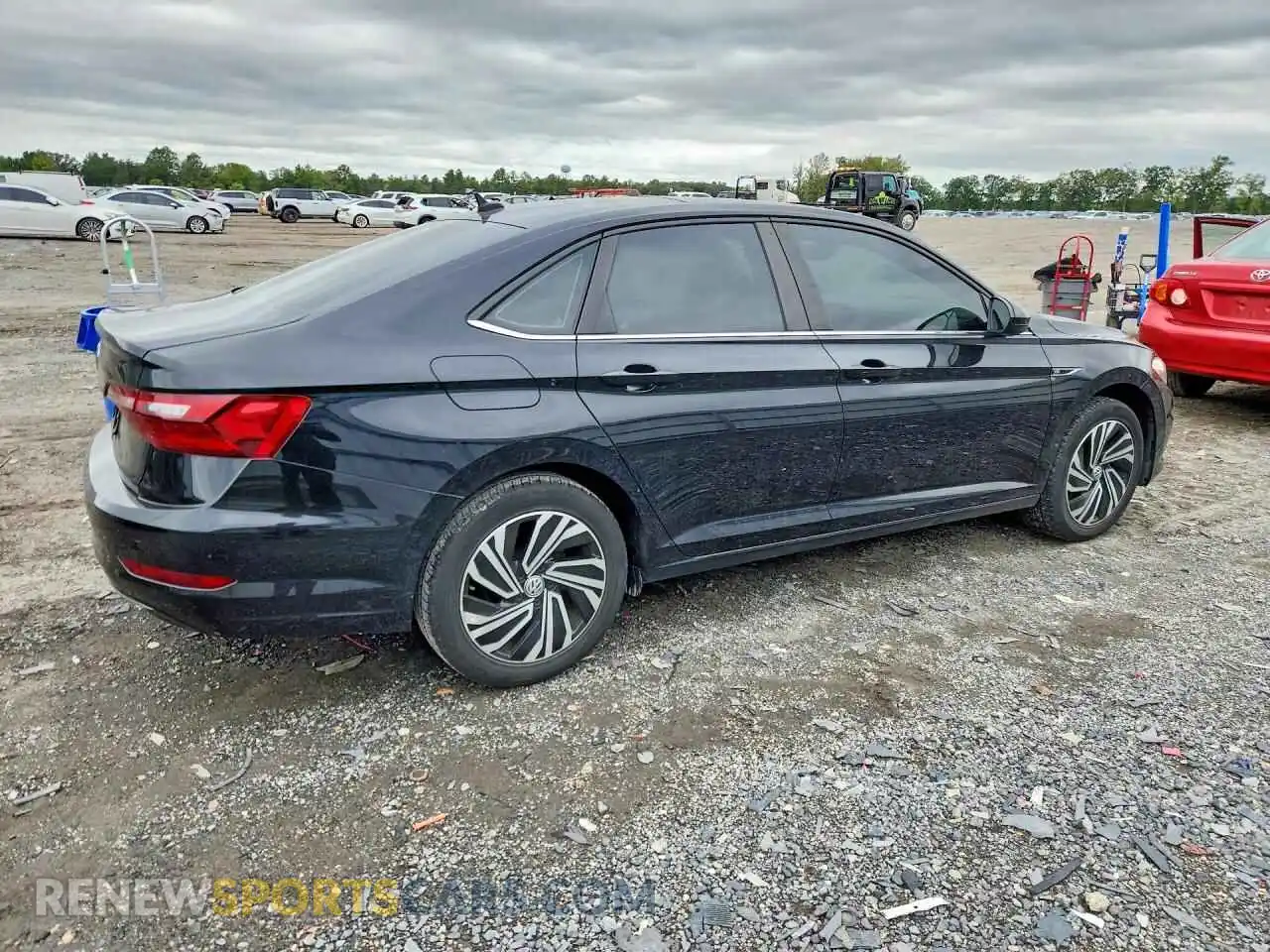 3 Photograph of a damaged car 3VWE57BU1MM013162 VOLKSWAGEN JETTA 2021