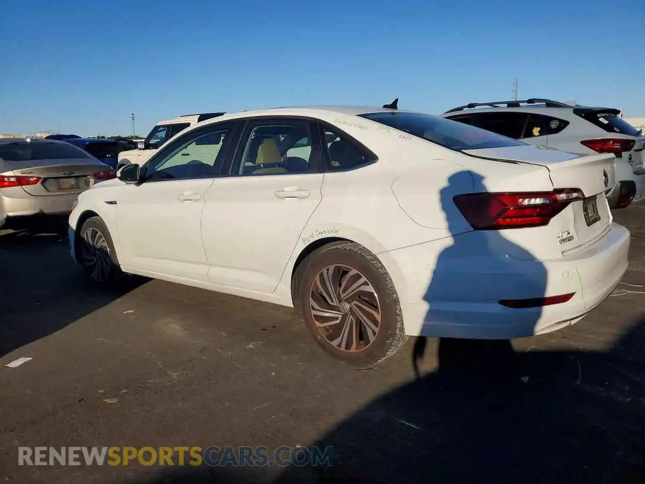 2 Photograph of a damaged car 3VWE57BU1MM017180 VOLKSWAGEN JETTA 2021