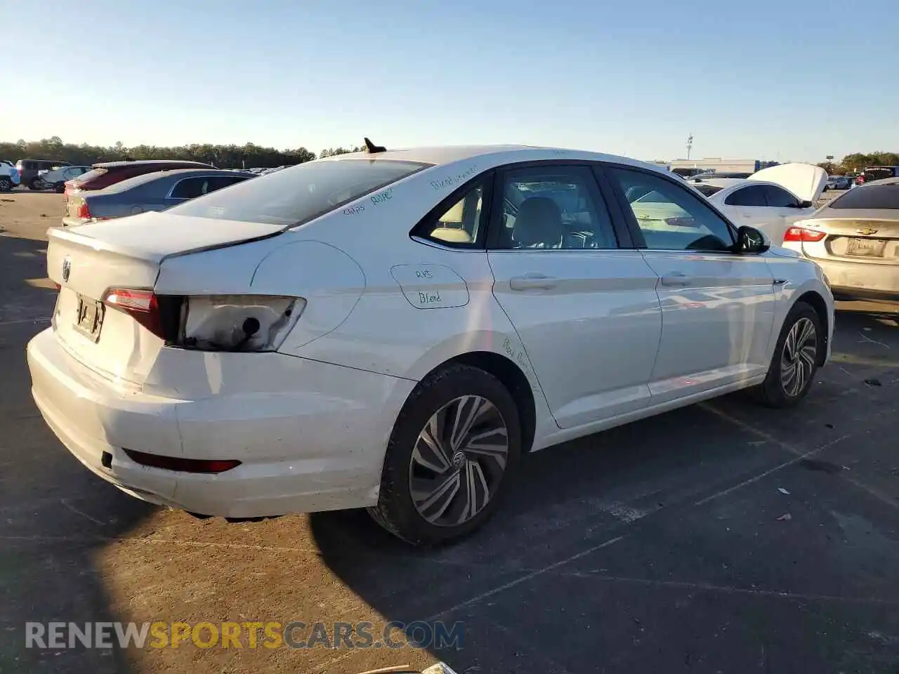 3 Photograph of a damaged car 3VWE57BU1MM017180 VOLKSWAGEN JETTA 2021