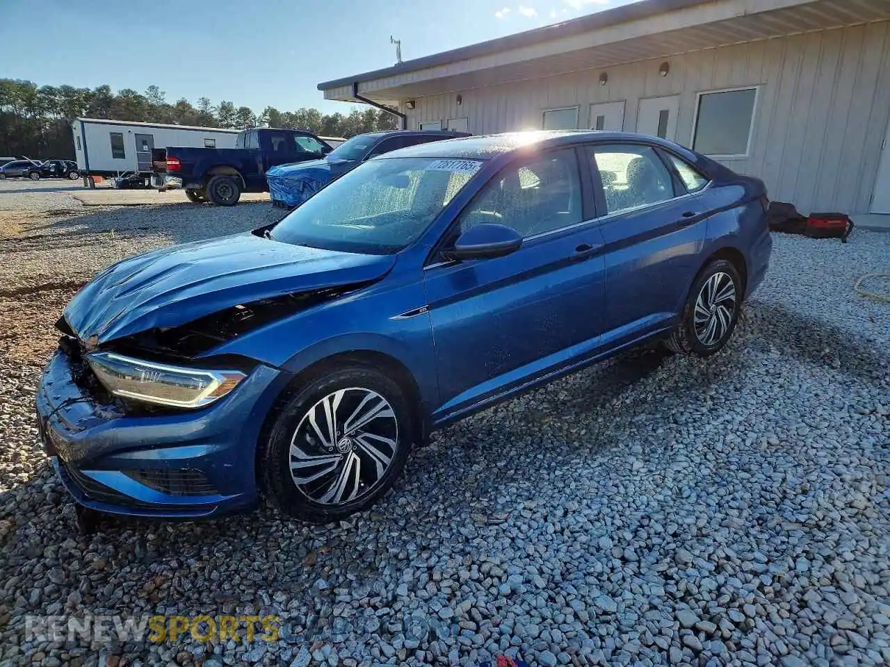 1 Photograph of a damaged car 3VWE57BU3MM008870 VOLKSWAGEN JETTA 2021