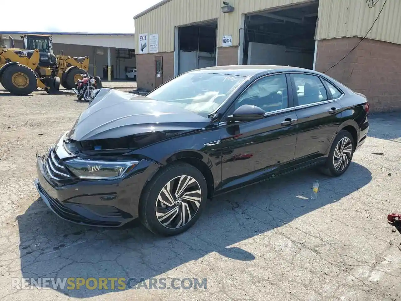 1 Photograph of a damaged car 3VWE57BU3MM012692 VOLKSWAGEN JETTA 2021