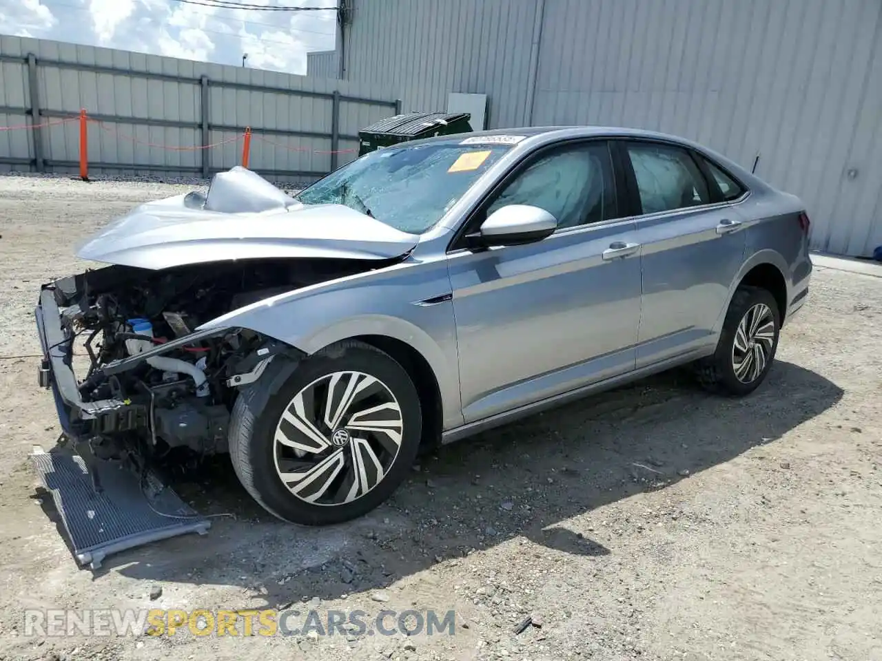 1 Photograph of a damaged car 3VWE57BU3MM090292 VOLKSWAGEN JETTA 2021