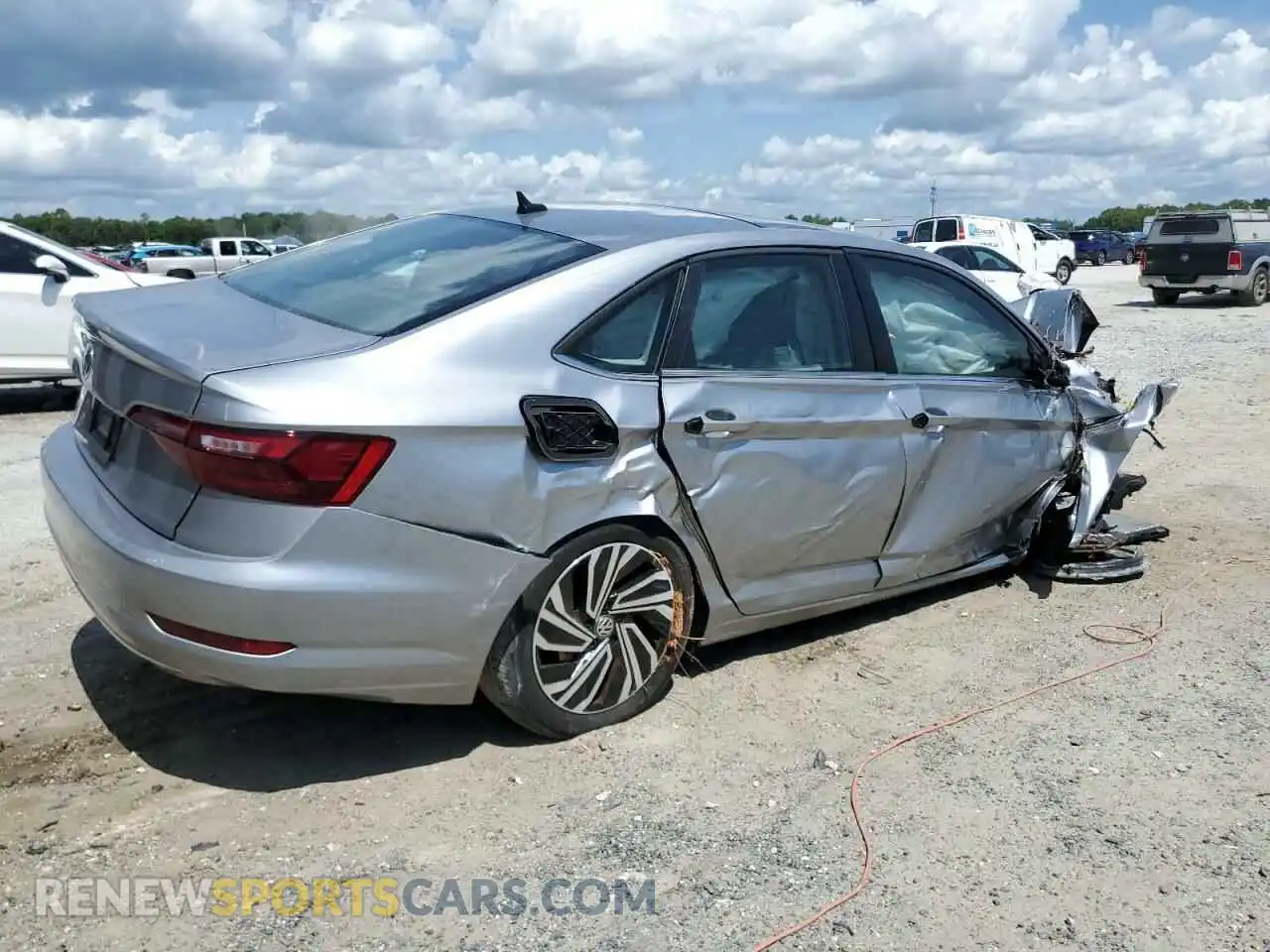 3 Photograph of a damaged car 3VWE57BU3MM090292 VOLKSWAGEN JETTA 2021