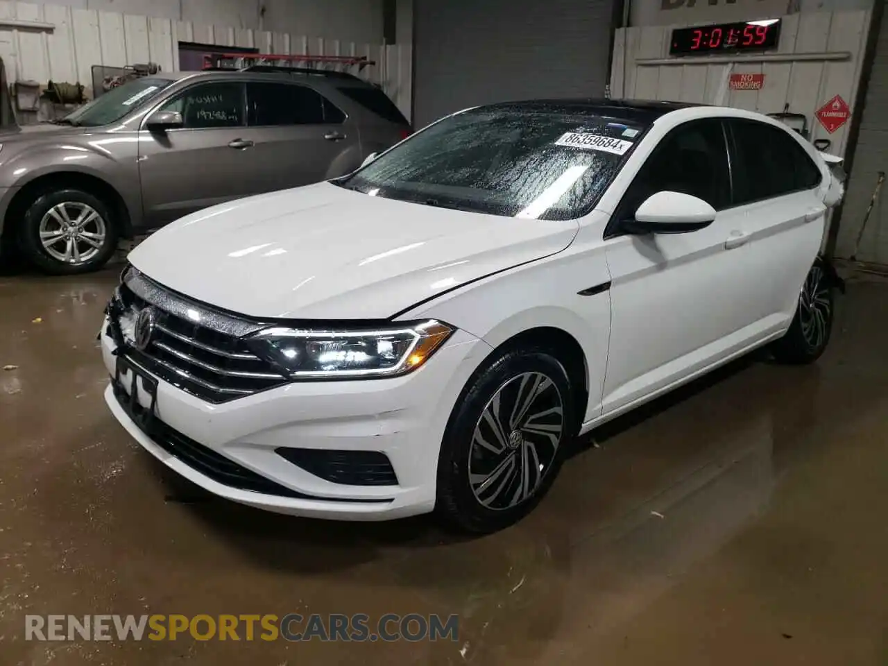 1 Photograph of a damaged car 3VWE57BU3MM099462 VOLKSWAGEN JETTA 2021