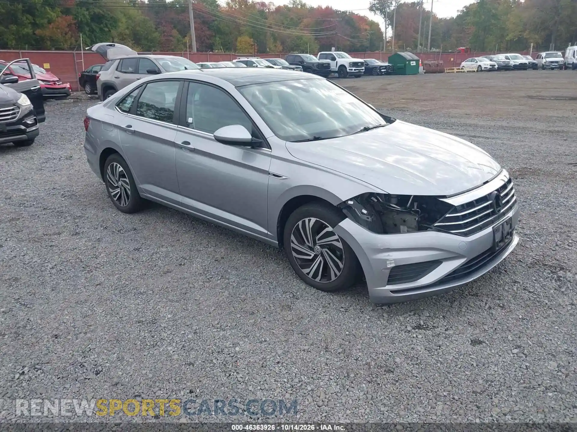 1 Photograph of a damaged car 3VWE57BU4MM016959 VOLKSWAGEN JETTA 2021