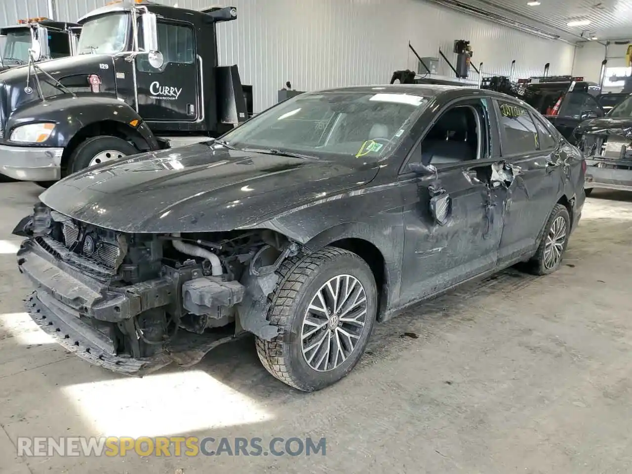 1 Photograph of a damaged car 3VWE57BU5MM074370 VOLKSWAGEN JETTA 2021