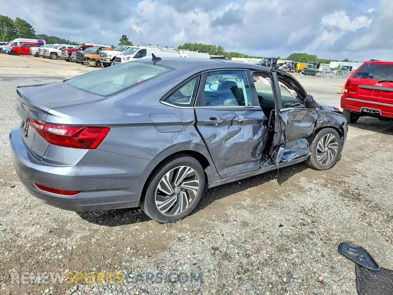 3 Фотография поврежденного автомобиля 3VWE57BU6MM069078 VOLKSWAGEN JETTA 2021